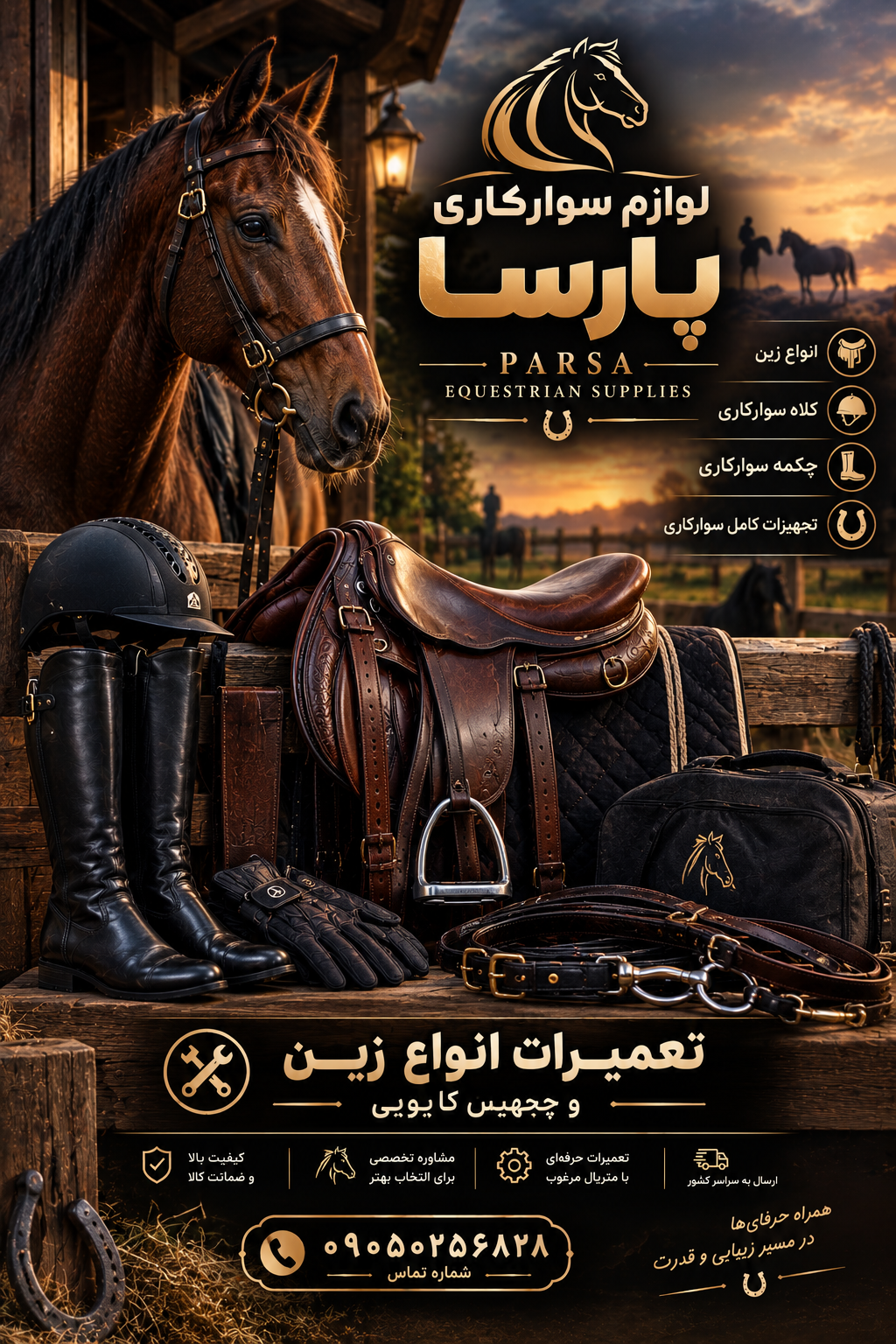فروشگاه لوازم سوارکاری پارسا